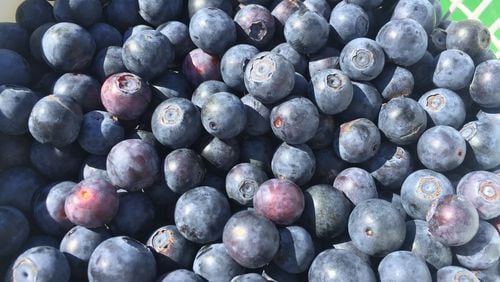 Blueberries from Tyco B Farms. Courtesy of Kathy Cowart