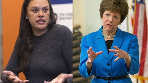 Atlanta Public Schools Superintendent Meria Carstarphen, left, and former Atlanta Councilwoman and former mayoral candidate Mary Norwood will speak next week at a meeting of the Northwest Community Alliance.