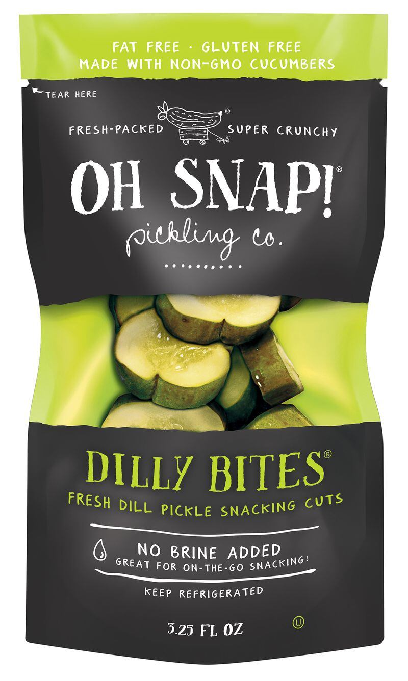 Kosher dill pickles from Oh Snap Pickling Co. Courtesy of Oh Snap Pickling Co.
