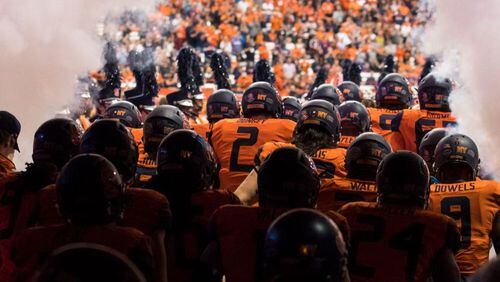 A New York couple and their son visited the Syracuse football team last August after it was believed the boy was suffering from Hodgkin's disease.