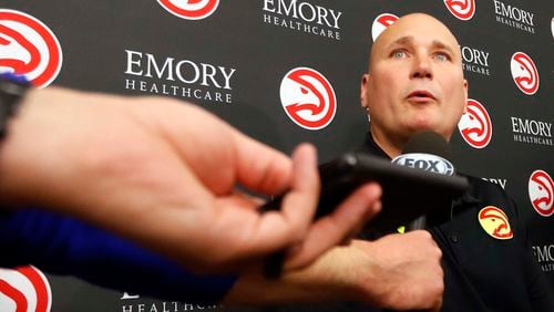 Hawks general manager Travis Schlenk enters Thursday’s NBA draft with three first-round picks.