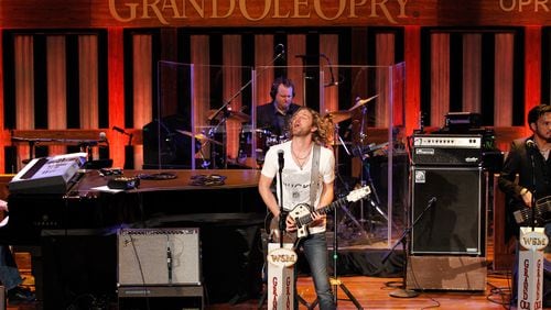 NASHVILLE, TN - NOVEMBER 04: Singer Casey James performs at The Grand Ole Opry at Ryman Auditorium on November 4, 2014 in Nashville, Tennessee. (Photo by Terry Wyatt/Getty Images)