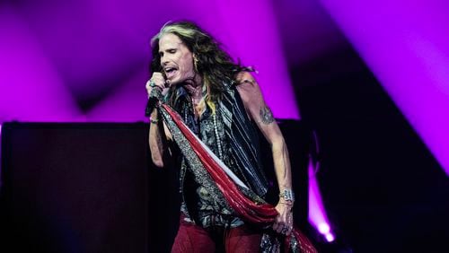 Steven Tyler of Aerosmith performs live onstage at the Wells Fargo Center on Sept. 2, 2023, in Philadelphia. (Lisa Lake/Getty Images/TNS)