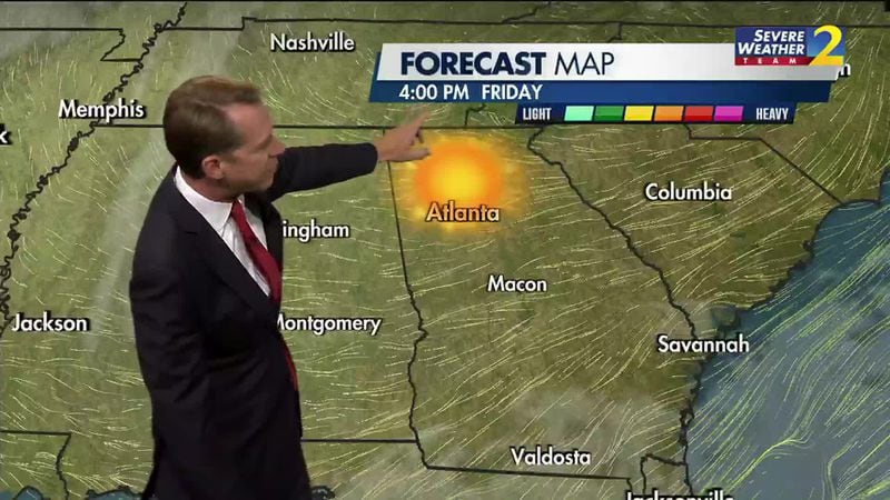 Friday to start in the 50s-60s, meteorologist Brad Nitz says