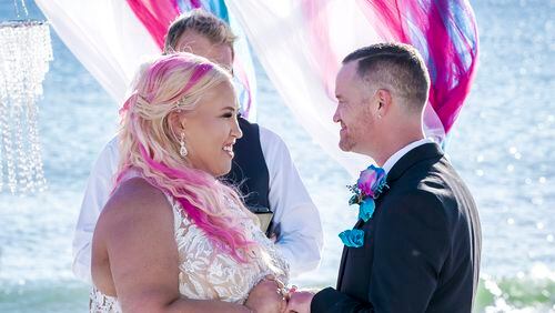 "Mama" June Shannon and Justin Stroud, who were officially married last year, held an oceanside ceremony Feb. 18 2023 in Panama City, Florida. WE-TV