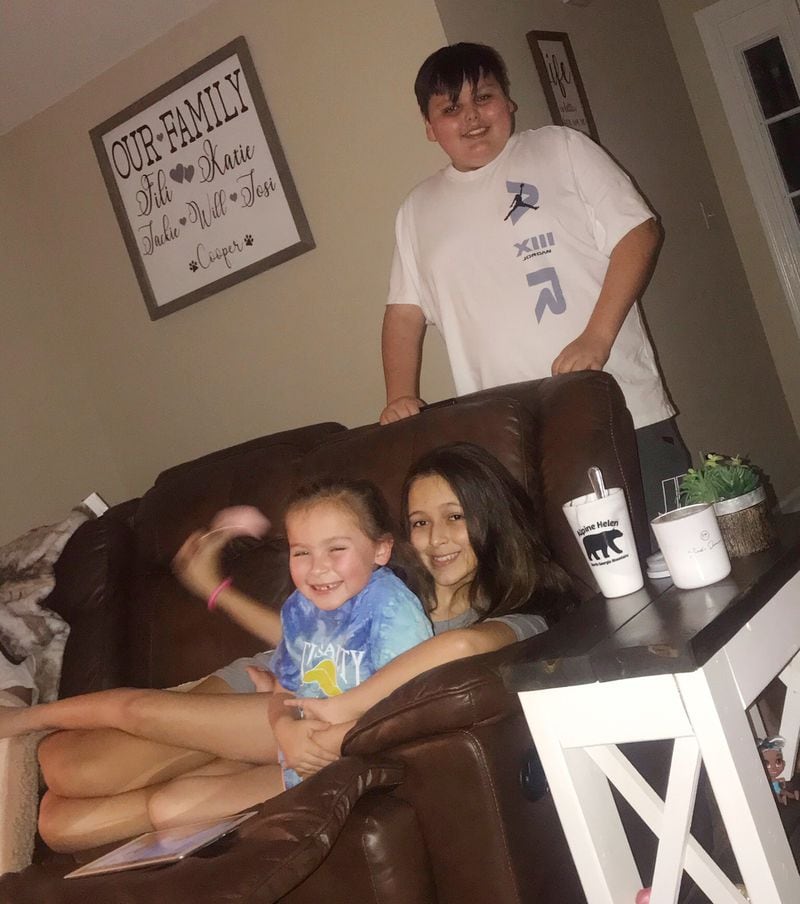 The children of Billy and Katie Sanchez: Josi, 7, Jackie, 16, and Will, 13, are benefiting from the child tax credit program. Katie says that the child tax credit helped her bring the family's rent balance to zero and avoid eviction. (Contributed)