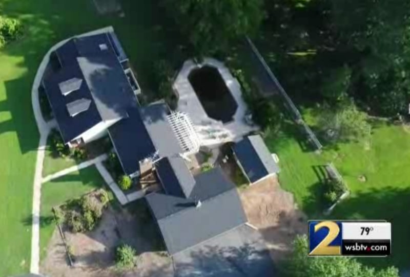 This is the home where a 2-year-old was rescued from the pool.
