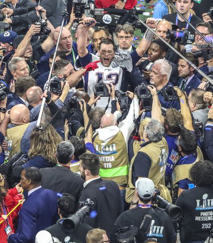 Photos: Patriots celebrate, Rams commiserate at Super Bowl