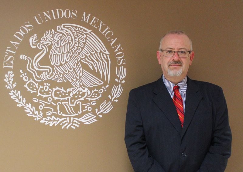F. Javier Diaz, Mexico’s consul general in Atlanta: “Our telephone system has gotten jammed. We are seeing a lot of very confused people who are making very rash decisions.” Photo provided by the Mexican consulate in Atlanta.