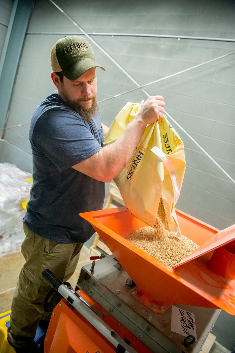Kevin Hilton is the head brewer at “farm to glass brewery” Pretoria Fields Collective in Albany. CONTRIBUTED BY THE LEVEE STUDIOS