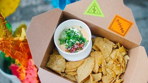 Chips and queso are on the menu at the Queso Shop and Queso Truck. Courtesy of the Queso Shop