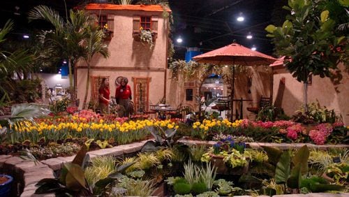 The Pike Design Group created this elaborate tableau for the 2007 Southeastern Flower Show. A new flower show, coming in 2018 at the Atlanta Botanical Garden, won’t have as much space for landscape design.