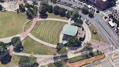 Suwanee to replace Town Center stage roof. (Google Maps)