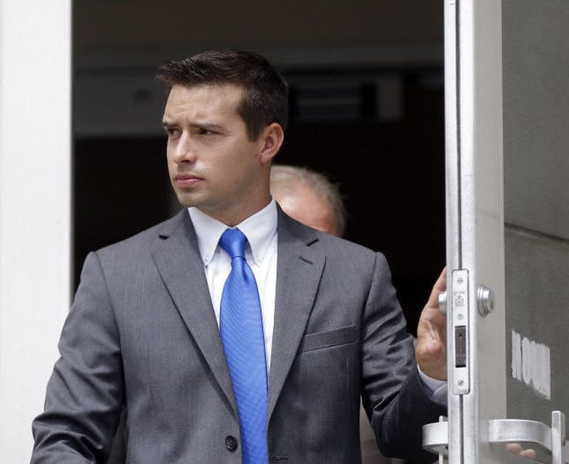 Eric Parker leaves the federal courthouse in Huntsville, Ala. (AP PHOTO)