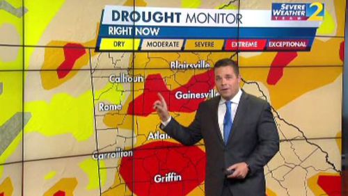 A new drought monitor released Thursday by the Georgia Environmental Protection Division shows more of the state is in a severe or extreme form of drought.