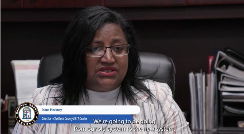 Chatham E911 Communications Director Diane Pinckney spoke in a county promotional video about the rollout of the new computer-aided dispatch system on Oct. 10, 2023. (Chatham County)
