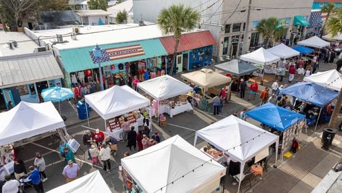 Thousands of people made their way to the Tybee Island Main Street Holiday Market on Saturday to shop with local vendors.