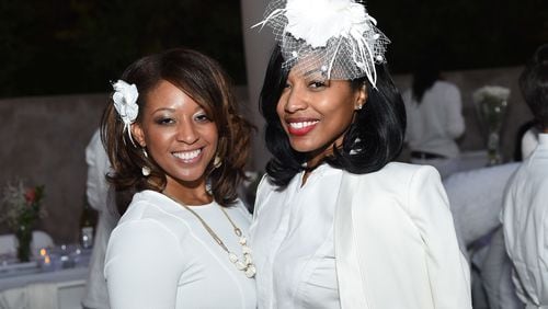Atlanta's first Diner en Blanc, held in partnership with Moet Ice Imperial, was held Oct. 16, 2014 at Millennium Gate Park in Atlanta. (Photo by Paras Griffin)