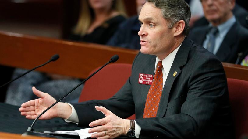 State Rep. Ed Setzler, an Acworth Republican, on Friday said any expansion of coverage by Medicaid needed to be targeted, not a giveaway. “I think we want to create incentives for able-bodied adults to be as productive as they possibly can be,” he said. Photo by BOB ANDRES /BANDRES@AJC.COM