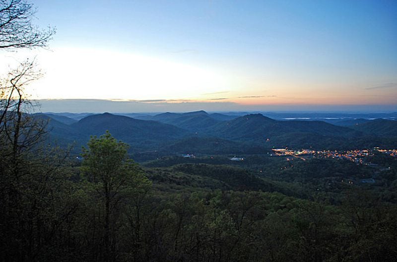 Black Rock Mountain is Georgia's highest state park at 3,640 feet.