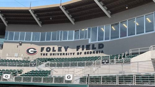 The Georgia Athletic Association is looking into another multimillion-dollar renovation for Foley Field, the Bulldogs' baseball stadium since 1966. (Photo by Chip Towers/ctowers@ajc.com)