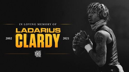 Ladarius Clardy was a sophomore quarterback for Kennesaw State who was gunned down in his hometown of Pensacola, Florida.