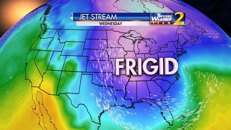 The first week of the new year is forecast to bring temperatures in the teens, according to Channel 2 Action News.