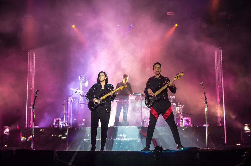  London's The xx headlined Day 2 of Shaky Knees. Photo: aLIVE Coverage