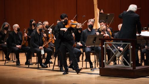 Zhenwei Shi, who joined the Atlanta Symphony Orchestra in 2019 at the age of 23, served as guest soloist on Thursday.