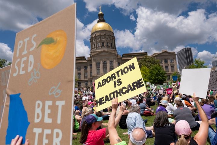 Abortion rights rally in Atlanta