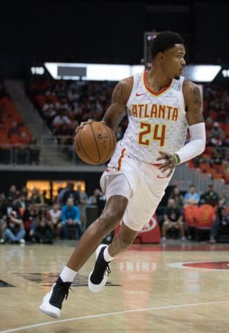 Photos: Hawks play home opener at renovated Philips Arena