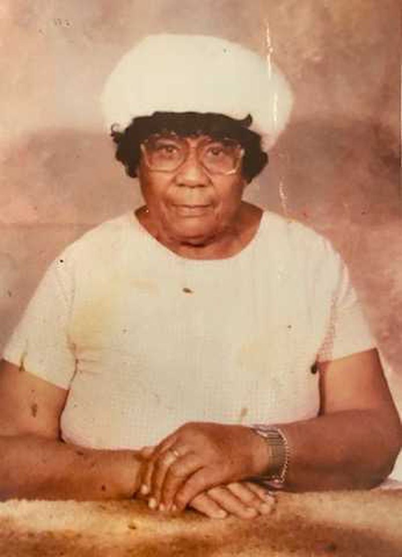 Mary Alberta Childs was a notable midwife in McDonough who helped deliver thousands of babies. She died in 1992. Her great grandson, Deonté Smith, is preserving her legacy so future generations understand what she meant to the community. Photo courtesy of Deonté Smith.