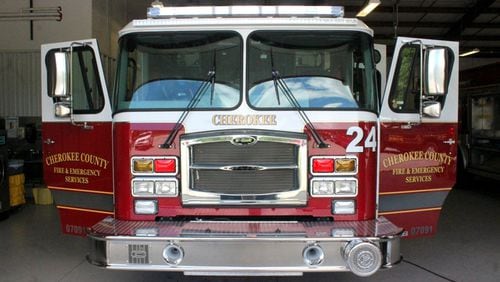 Cherokee County Fire & Emergency Service’s new Engine 24 replaces a unit wrecked in an accident last September. CHEROKEE COUNTY FIRE
