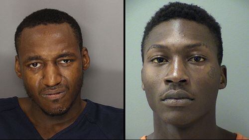 Mugshots of Dylan Marquis Ledbetter (left) and Demarious Greene