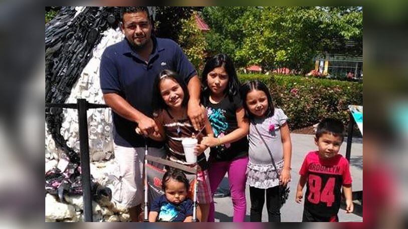 Family Shot:A public GoFundMe site contained this undated picture of the Romero family. The site was set up by a family member and shows Martin Romero and his children. Photo: GoFundMe Romero Family Funeral and Medical Fund.