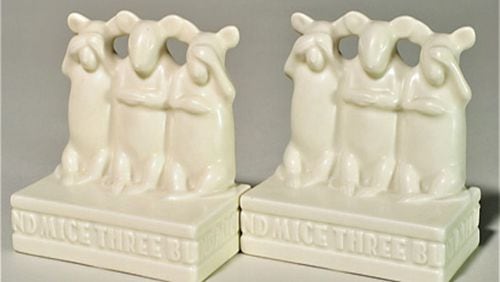 This charming pair of bookends is more than cute - it is also rare and valuable. (handout/TNS)