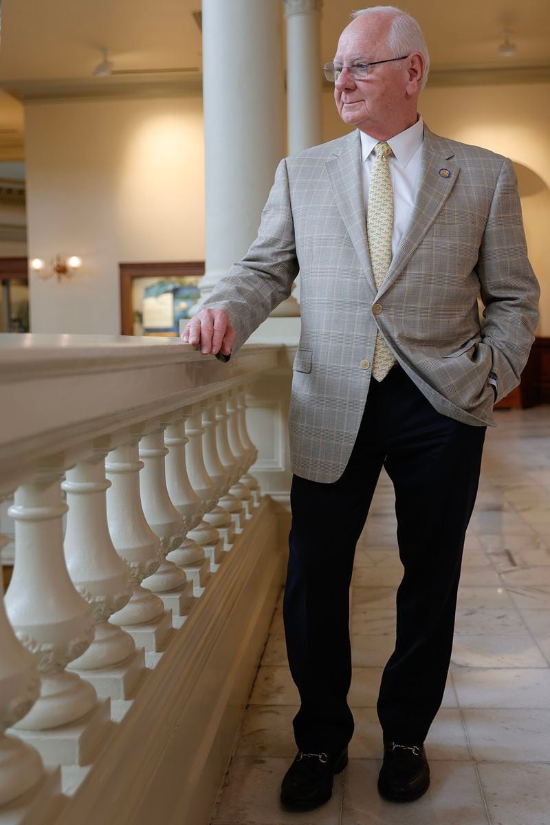 Sen. Rick Williams (R-Milledgeville) poses for a portrait at the Georgia State Capitol on Monday, March 27, 2023.  (Natrice Miller/ natrice.miller@ajc.com)