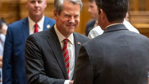Gov. Brian Kemp has 40 days since the end of the 2023 legislative session to decide which bills he will sign into law and which pieces of legislation he will veto.  (Arvin Temkar / arvin.temkar@ajc.com)