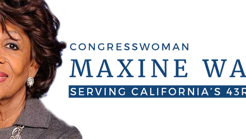 This is US Rep. Maxine Waters' official photo from her Congressional web site.
