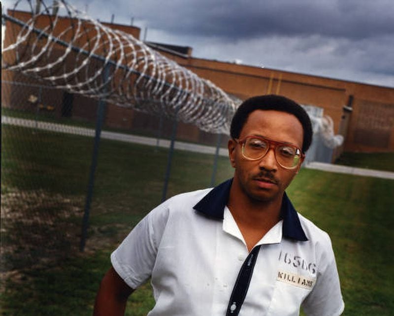 Wayne Williams in prison in 1991. CREDIT: AJC file photo