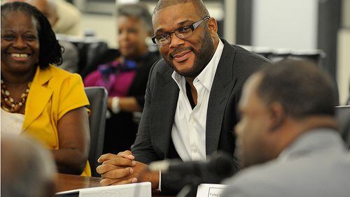 Filmmaker Tyler Perry has given generously to Democratic causes - and Gov. Nathan Deal. Filmmaker Tyler Perry has given generously to Democratic causes - and Gov. Nathan Deal.