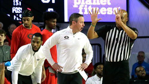Georgia coach Mike White said, “We’ve got to have more fight than that." AJC file photo