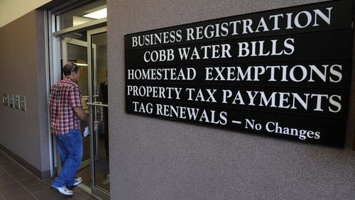 The Cobb County tax assessor’s office. JOHNNY CRAWFORD / FOR THE AJC