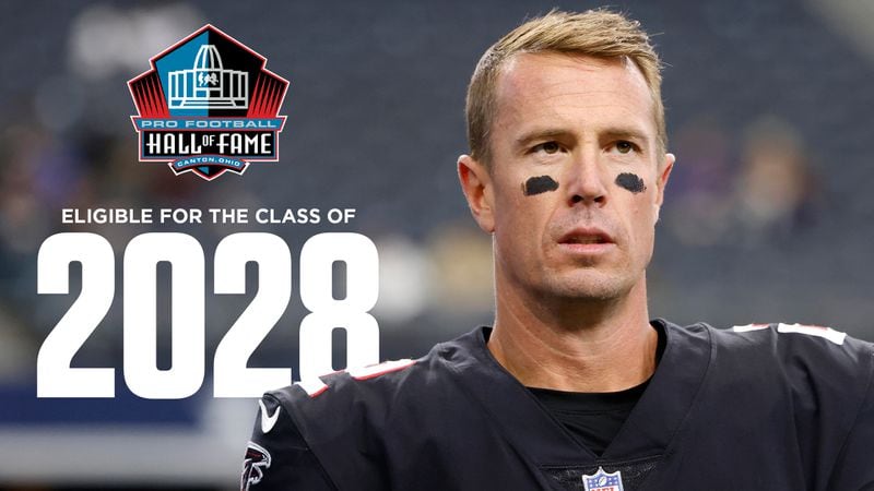 The Pro Football Hall of Fame posted on social media that former Falcons quarterback Matt Ryan would be eligible in 2028. The post came Monday when Ryan officially announced his retirement.