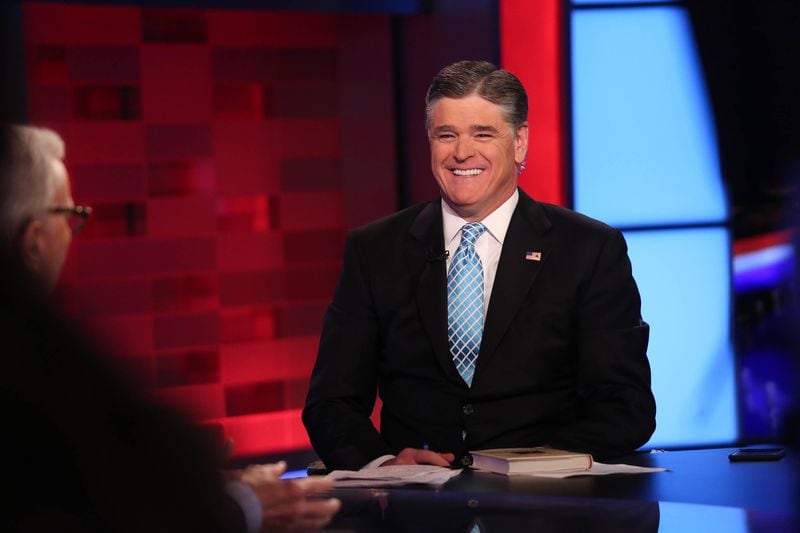  NEW YORK, NY - MAY 11: Sean Hannity appears on FOX News Channel's "Hannity" at FOX Studios on May 11, 2015 in New York City. (Photo by Rob Kim/Getty Images)