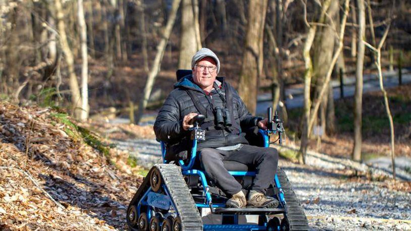 The Newman Wetlands Center is Hampton offers visitors with mobility issues the use of an action trackchair. (Courtesy of John Behr)