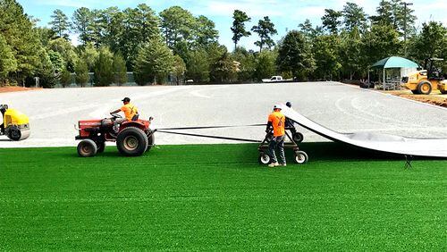 Johns Creek is converting the main soccer field and lacrosse field at Newtown Park to synthetic turf. CITY OF JOHNS CREEK VIA FACEBOOK