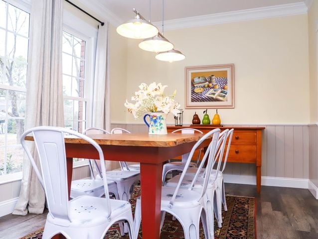 Dining room serves many purposes
