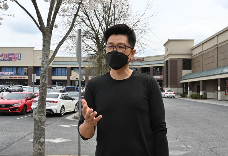 Suwanee business owner Sean Kim is hesitant to identify the shootings as a hate crime. He thinks mental health played a significant role in the suspect’s actions because “one doesn’t walk in and shoot somebody like a rabbit.” (Hyosub Shin / Hyosub.Shin@ajc.com)