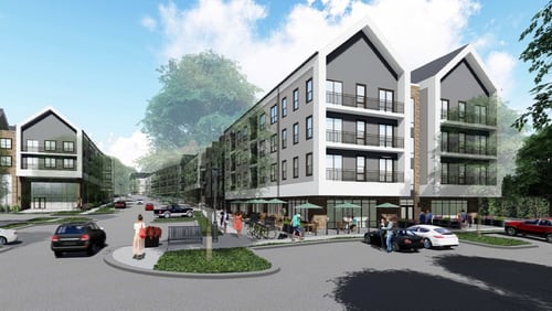 The Everett is a new mixed-use development with 276 residential units planned for Suwanee.